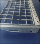 Preview: Grating step galvanized 600x240mm mesh size 30x30mm with GLIDING PROTECTION
